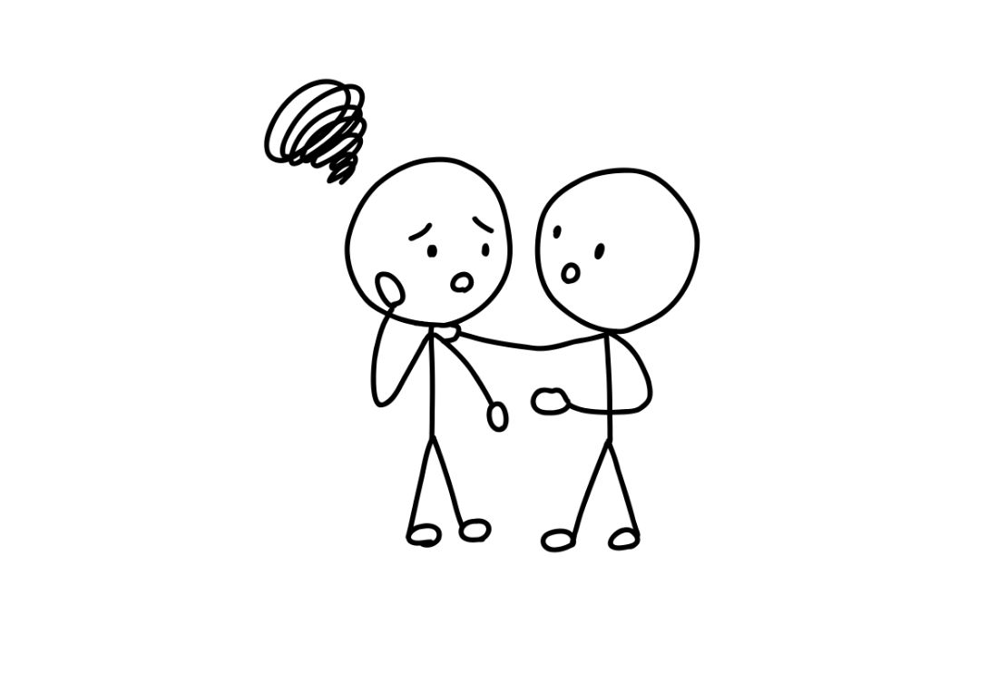 「モヤモヤの吐き出し」のイラスト